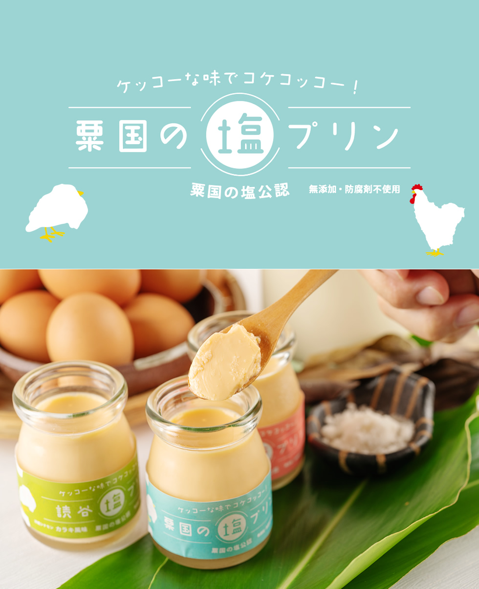 粟国の塩プリン